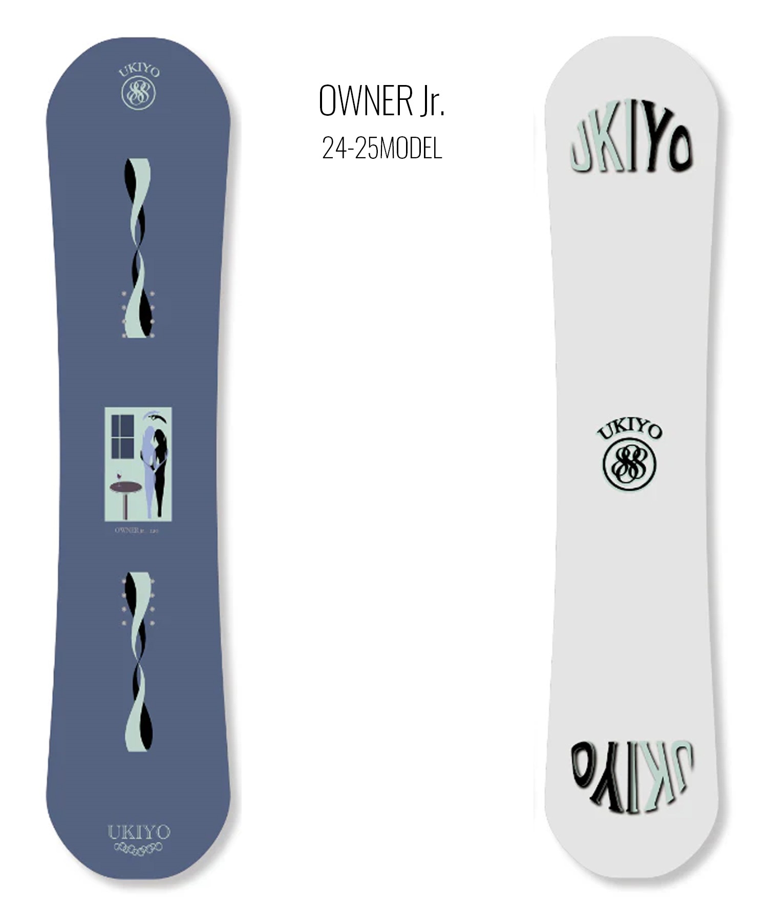 UKIYO ウキヨ オーナー ジュニア スノーボード 板 キッズ 24-25 LL I26