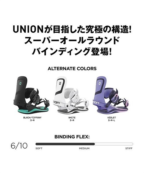 UNION ユニオン 2220323 ULTRA W スノーボード バインディング