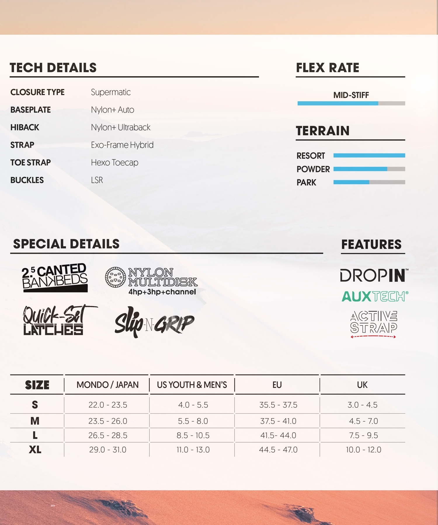 NIDECKER ナイデッカー SUPERMATIC スノーボード バイン ビンディング