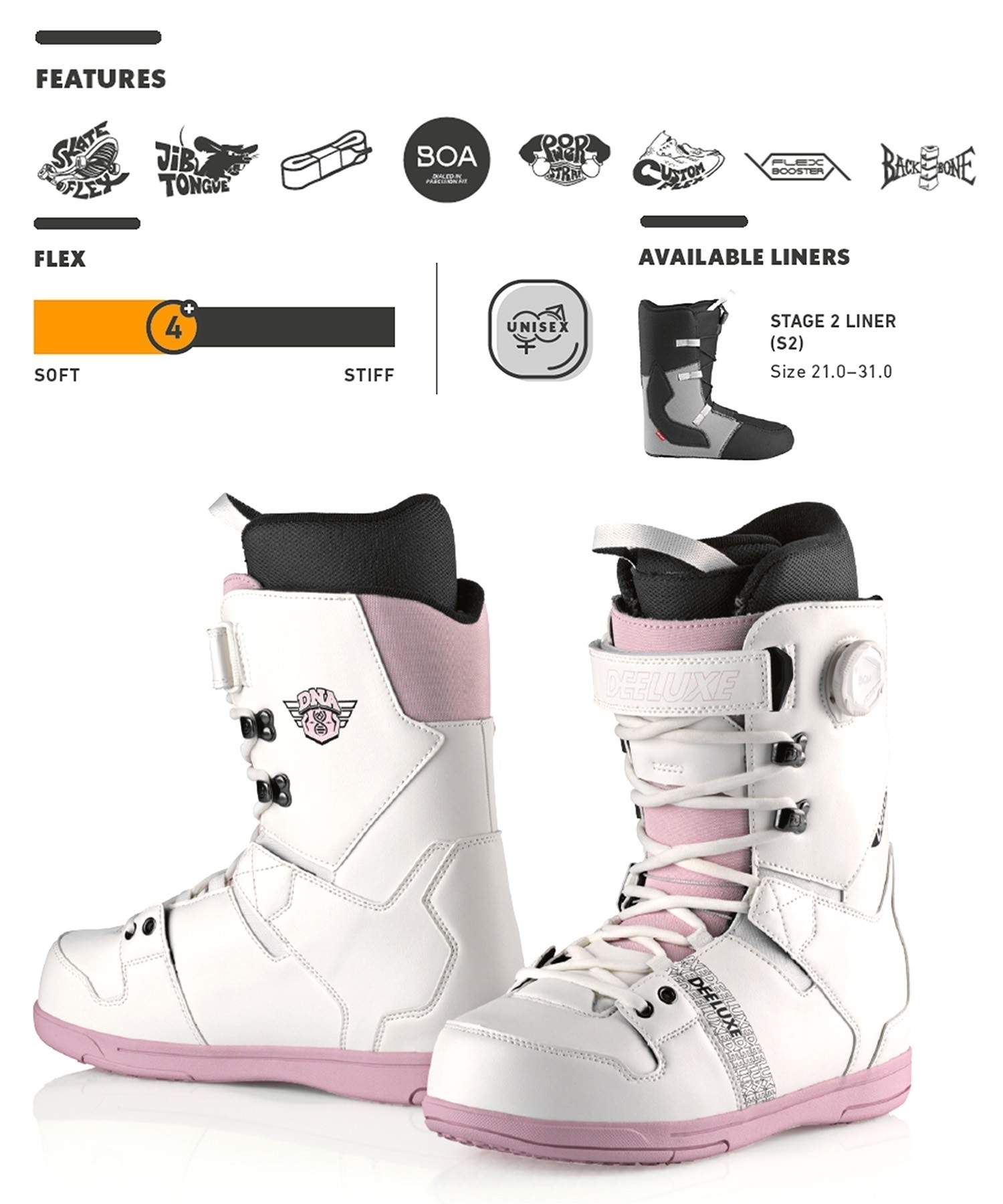 DEELUXE ディーラックス DNA スノーボード ブーツ ユニセックス