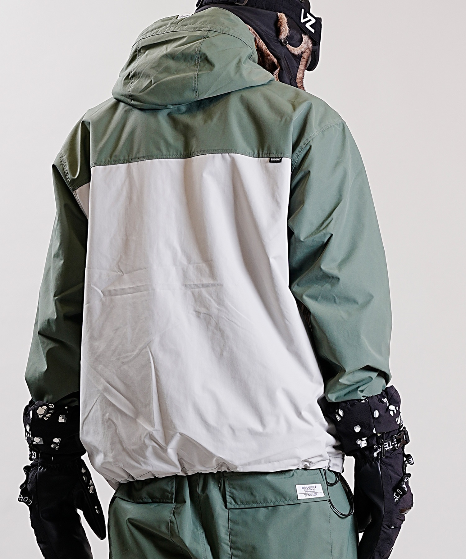 BSRABBIT ビエスラビット MMM HF WINDBREAKER HOODED スノーボード