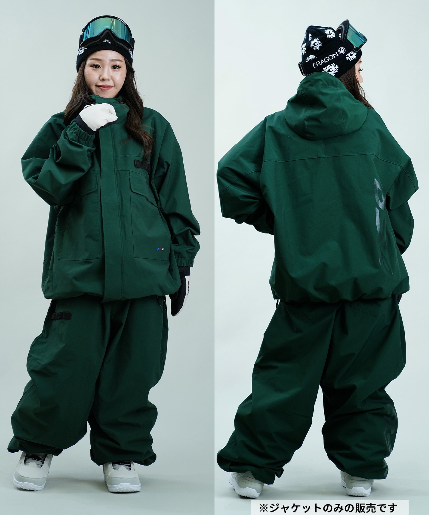 BSRABBIT ビーエスラビット REFINED HOODED JACKET スノーボード