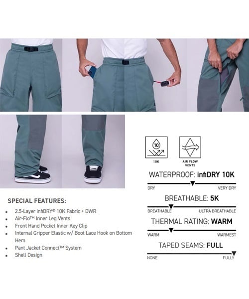 686 シックスエイトシックス M3WN223 2.5L GHOST スノーボード ウェア