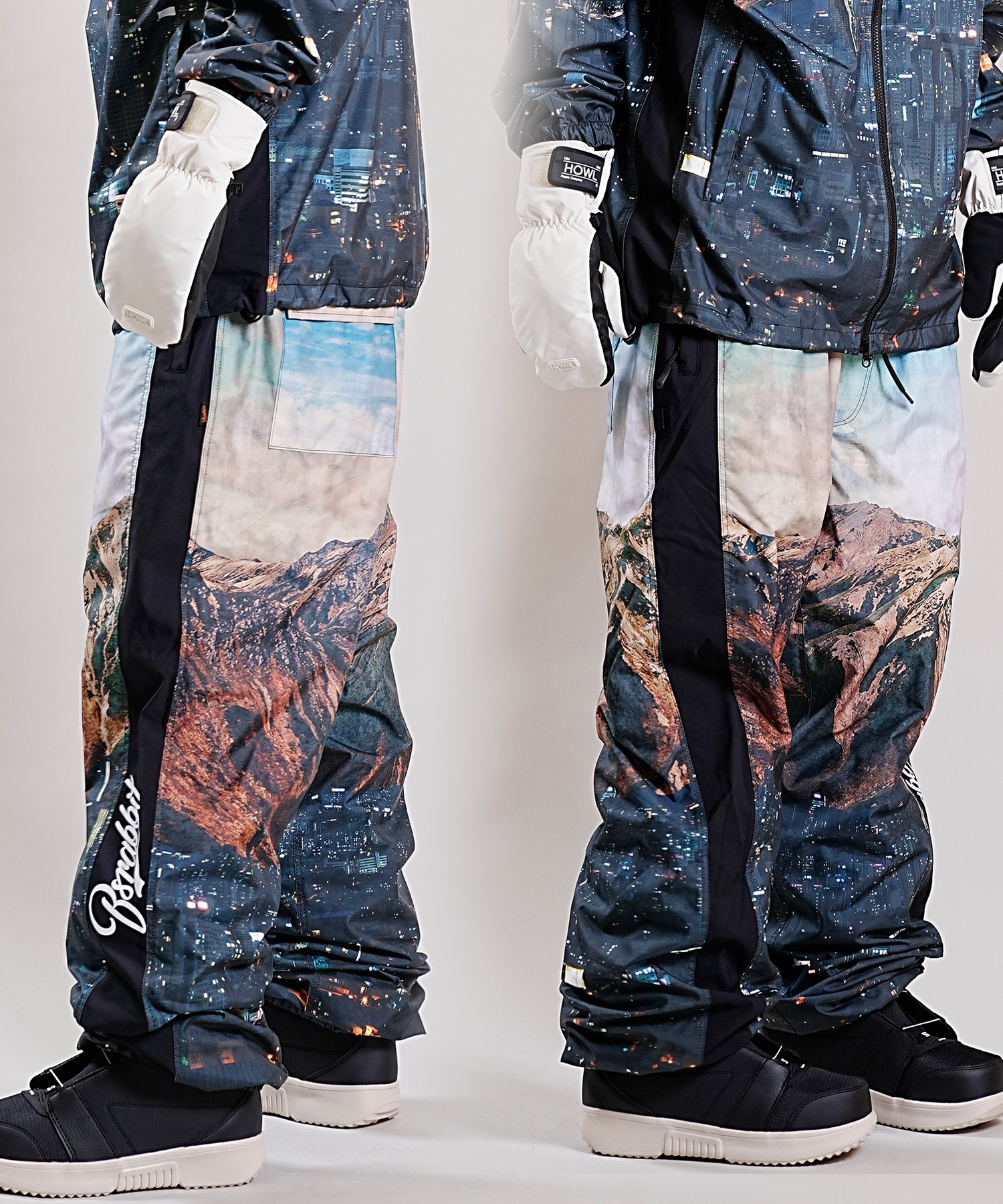BSRABBIT ビエスラビット MOUNTAIN CITY WIDE スノーボード ウェア
