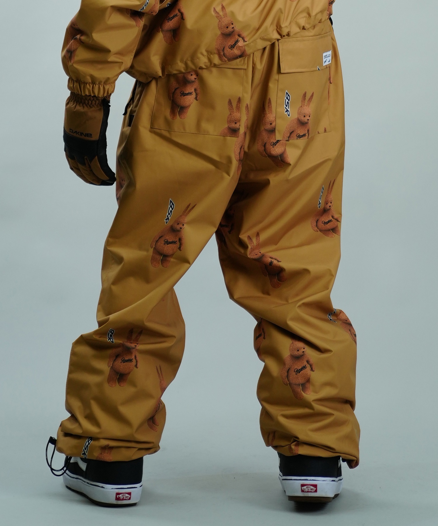 BSRABBIT ビーエスラビット 3D BEARRABBIT WIDE TRACK PANTS