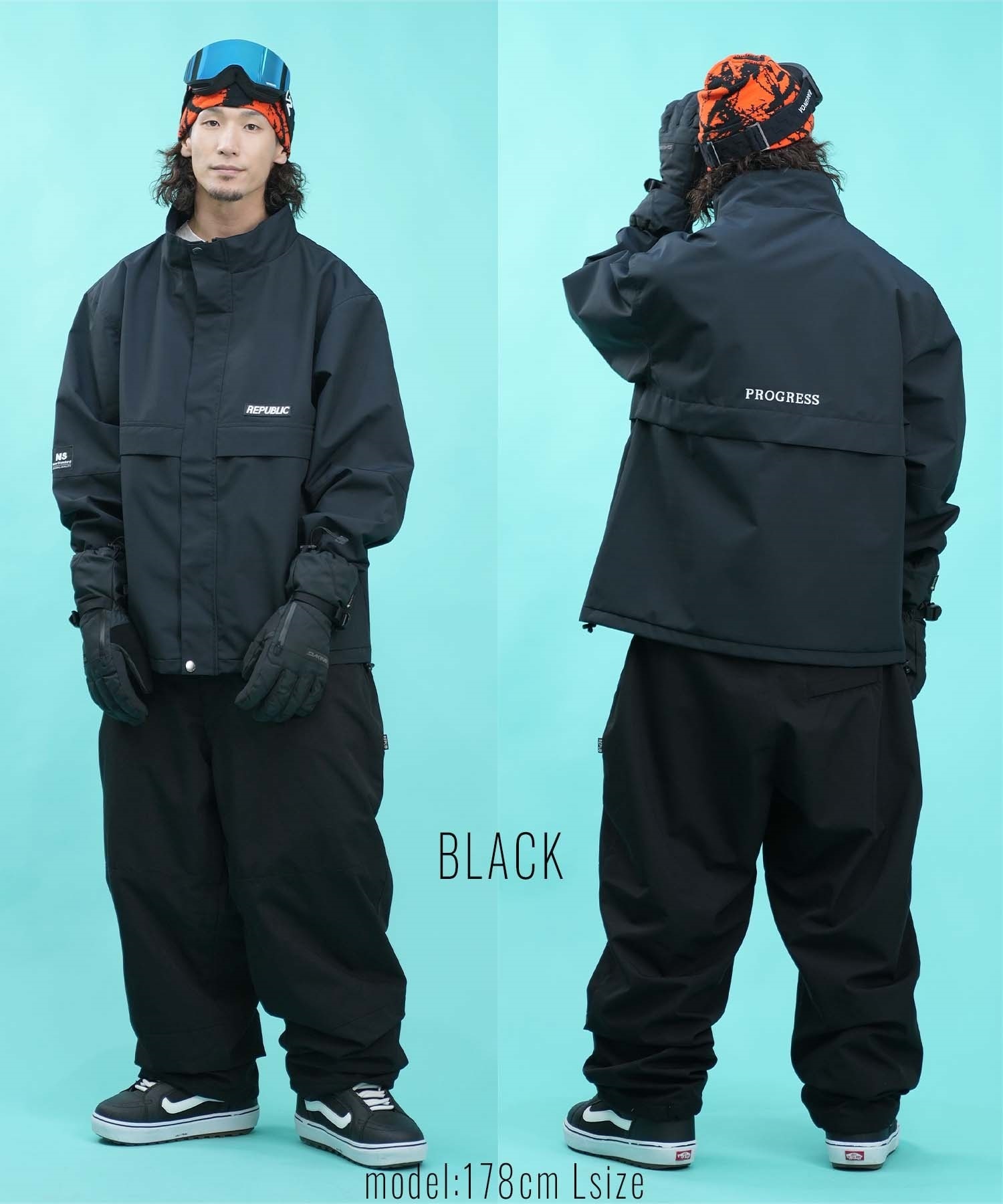 REPUBLIC リパブリック PT DOUBLE KNEE スノーボード ウェア パンツ