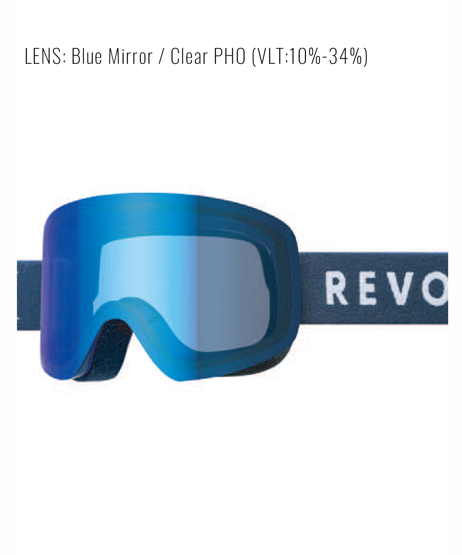 REVOLT リボルト FRAMELESS RC 調光レンズ 平面レンズ スノーボード