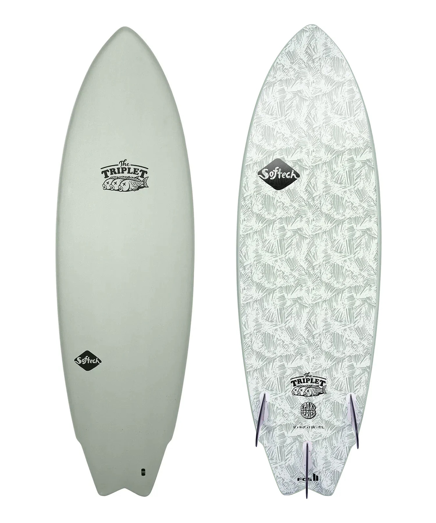 SOFTECH ソフテック THE TRIPLET 5.8 トリプレット サーフボード
