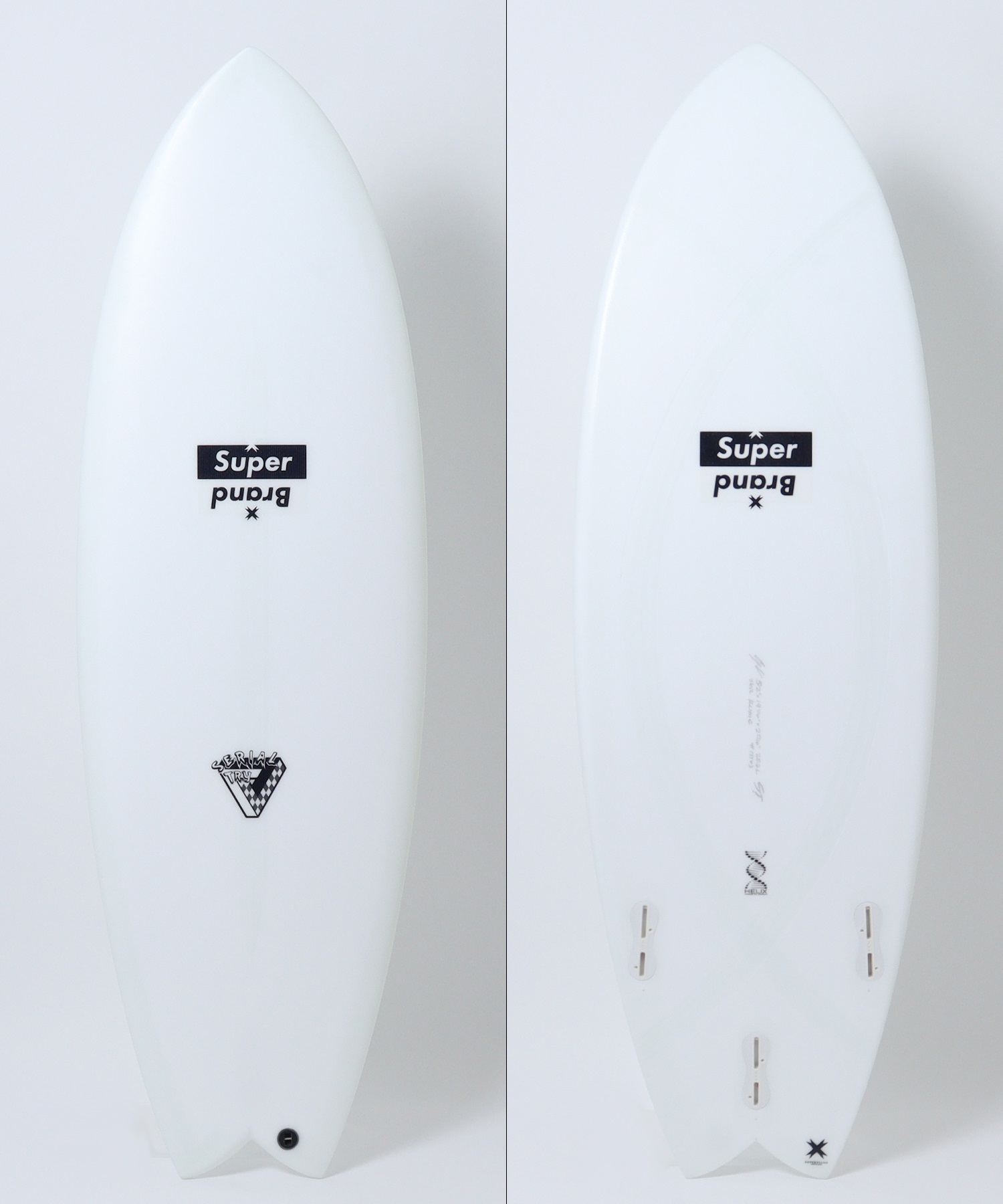 1Rのみの美品】Super Brand シリアルトライ ヘリックス5'8