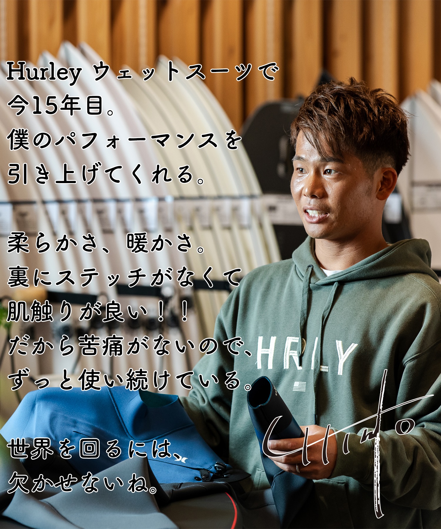 HURLEY ハーレー フロントジップ アドバンテージプラス MZFZJK24