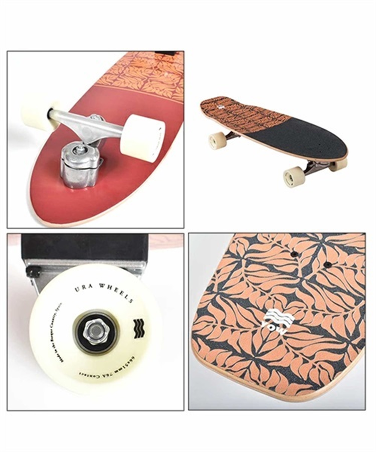 YOW ヤウ ロング スケートボード コンプリート 34.0inchTEAHUPOO POWER