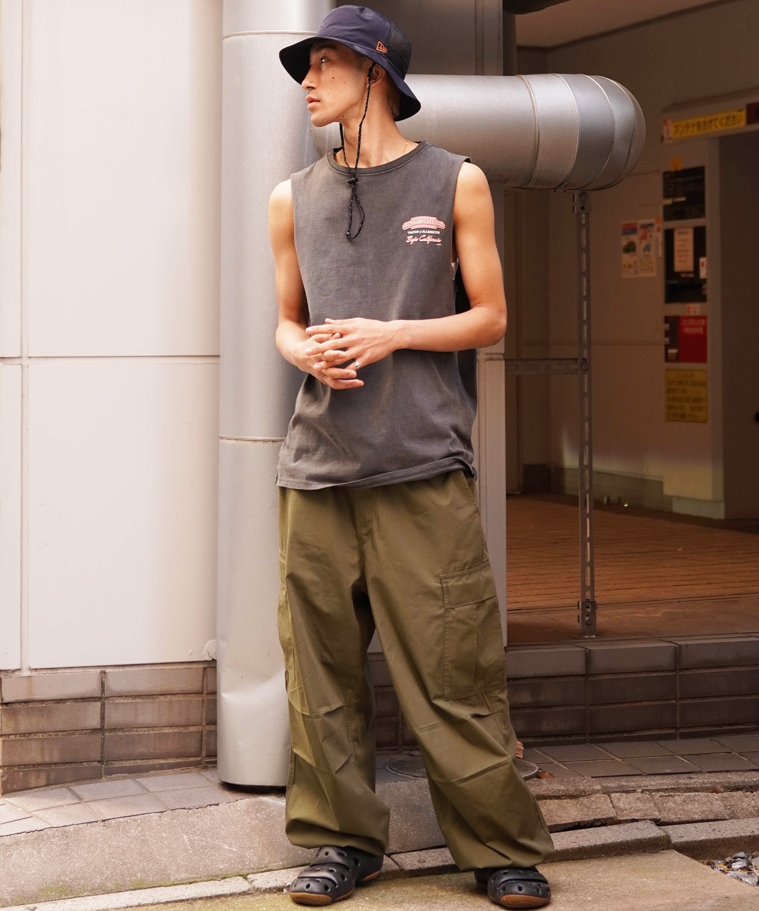 ムラサキスポーツ限定】 LOST ロスト メンズ タンクトップ バック