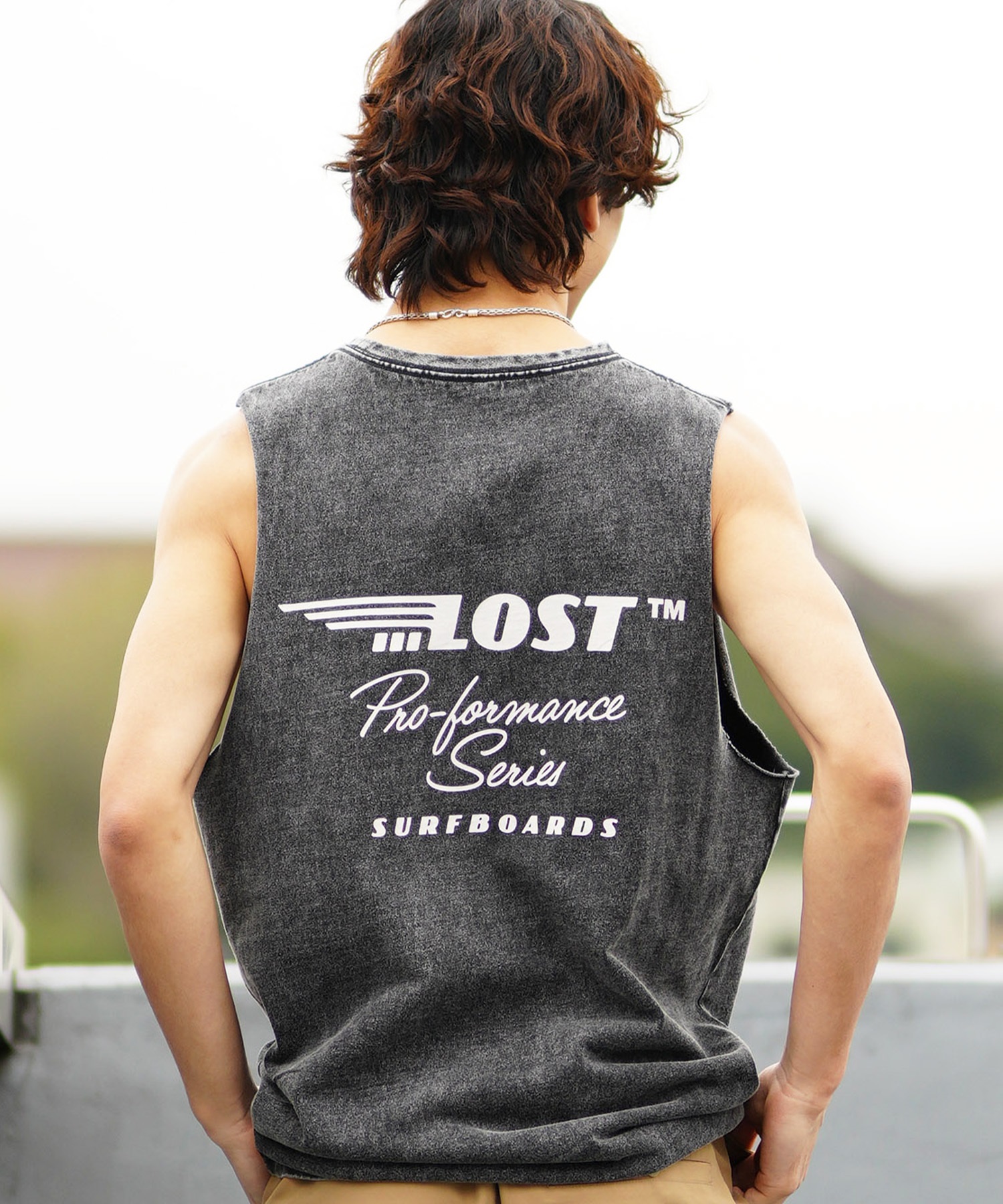 ムラサキスポーツ限定】 LOST ロスト メンズ タンクトップ バック