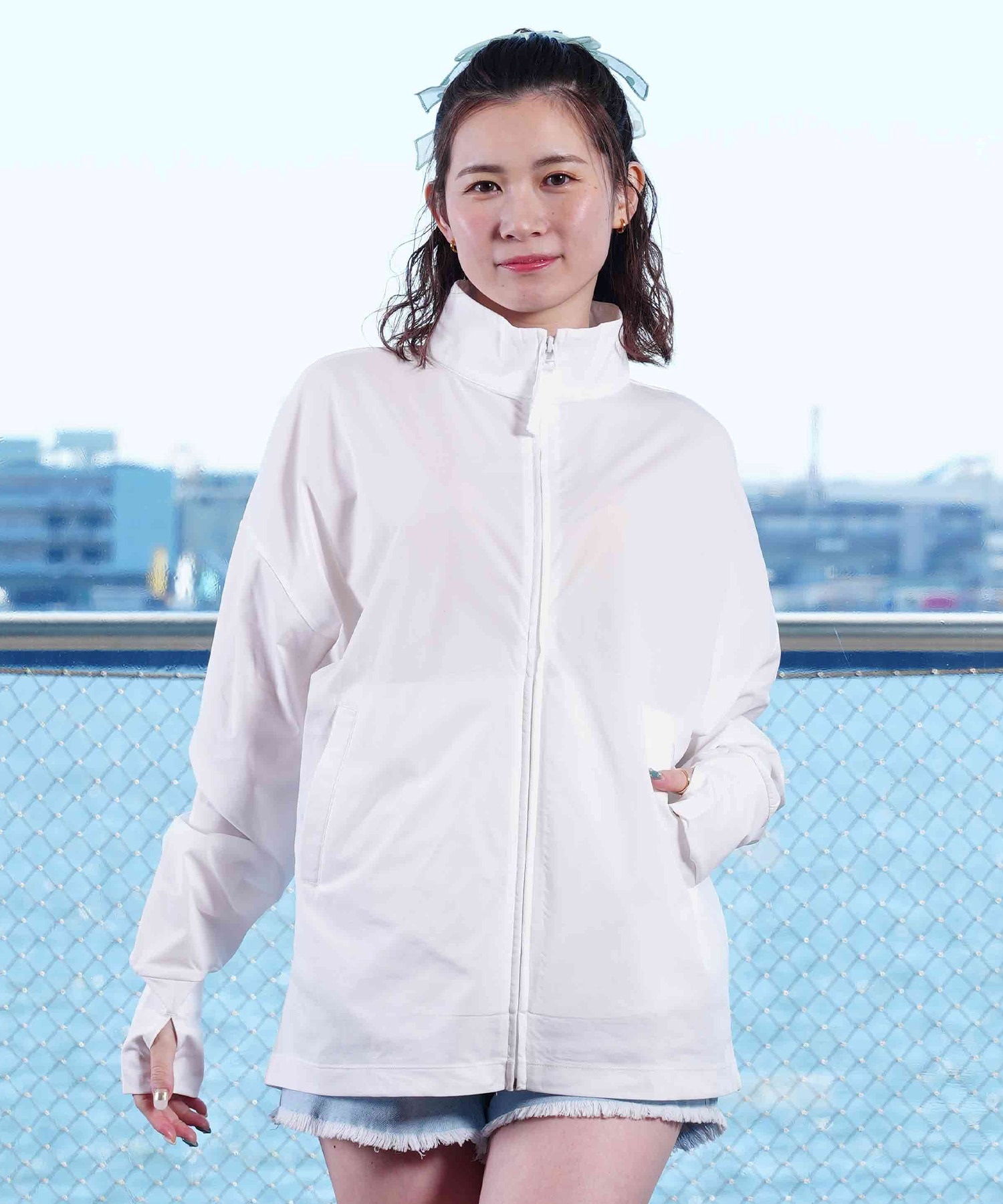 OP オーシャンパシフィック 523469 レディース ラッシュガード 長袖