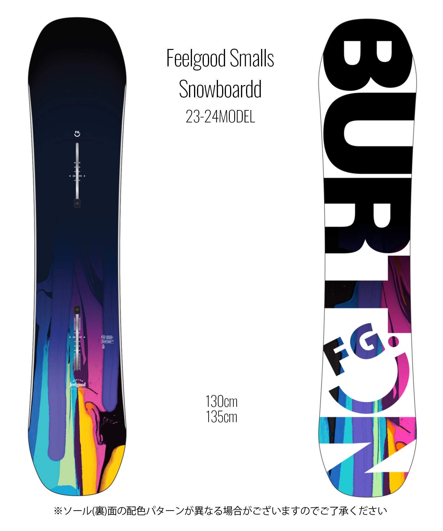BURTON バートン Kids' Feelgood Smalls Snowboard 20196105000
