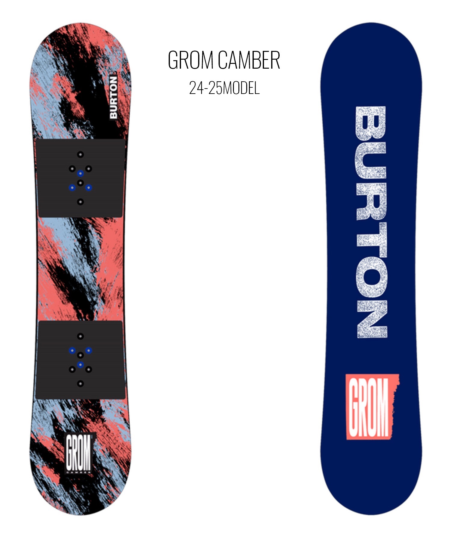 BURTON バートン GROM CAMBER スノーボード 板 キッズ ムラサキ