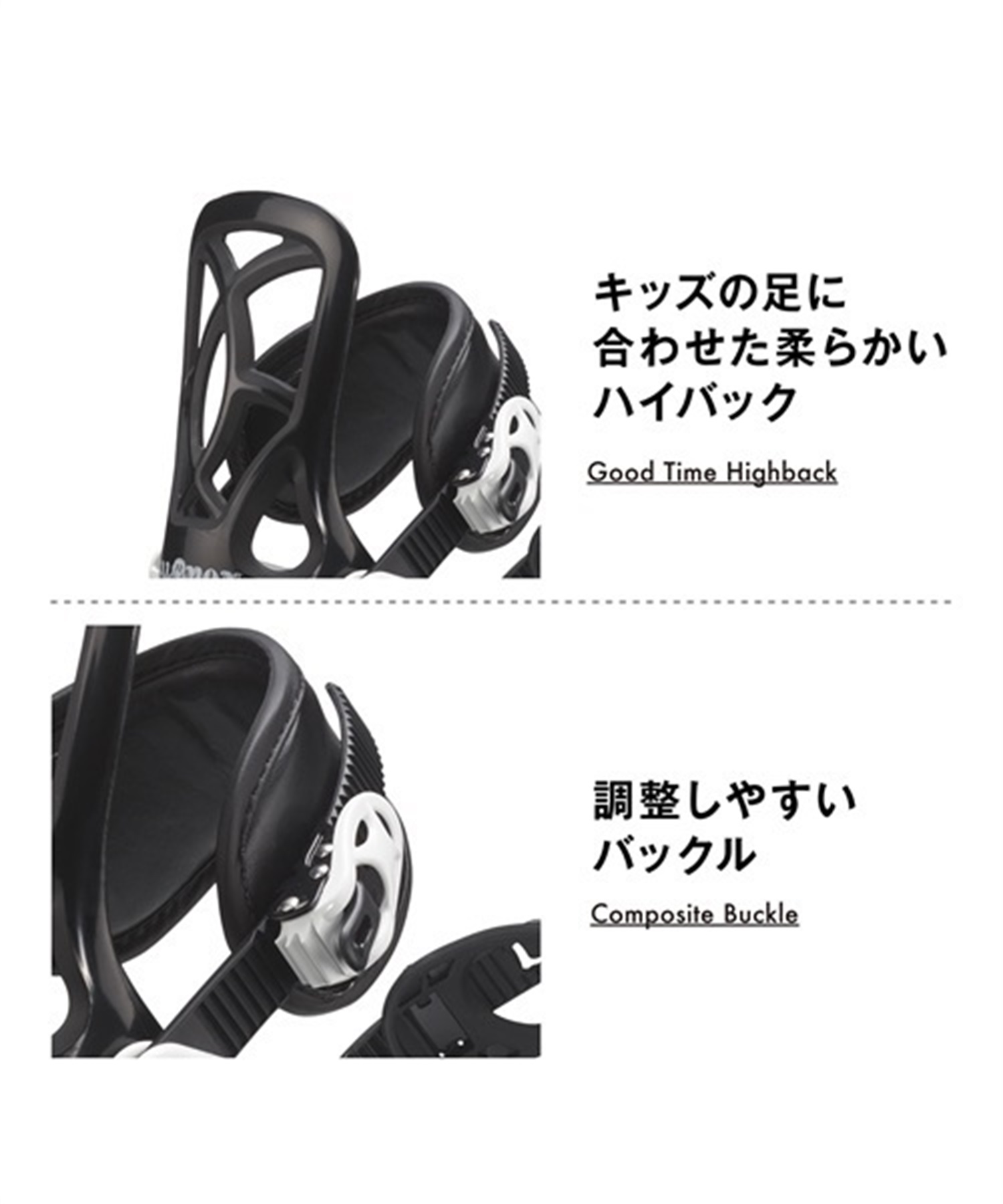 SALOMON サロモン GOODTIME スノーボード バインディング キッズ KK H5