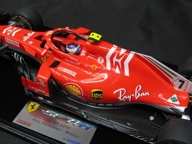 1/18 Ferrari SF71H American GP Decal Look Smart - museumcollection