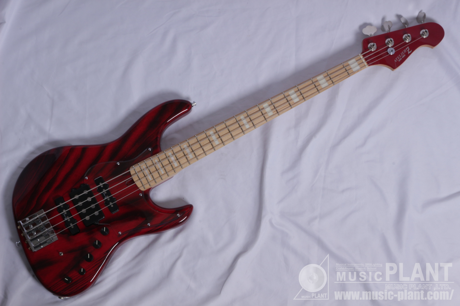 ATELIER Z エレキベースJHJ-190 CUSTOM TP-RD MH BURNER/M中古()売却