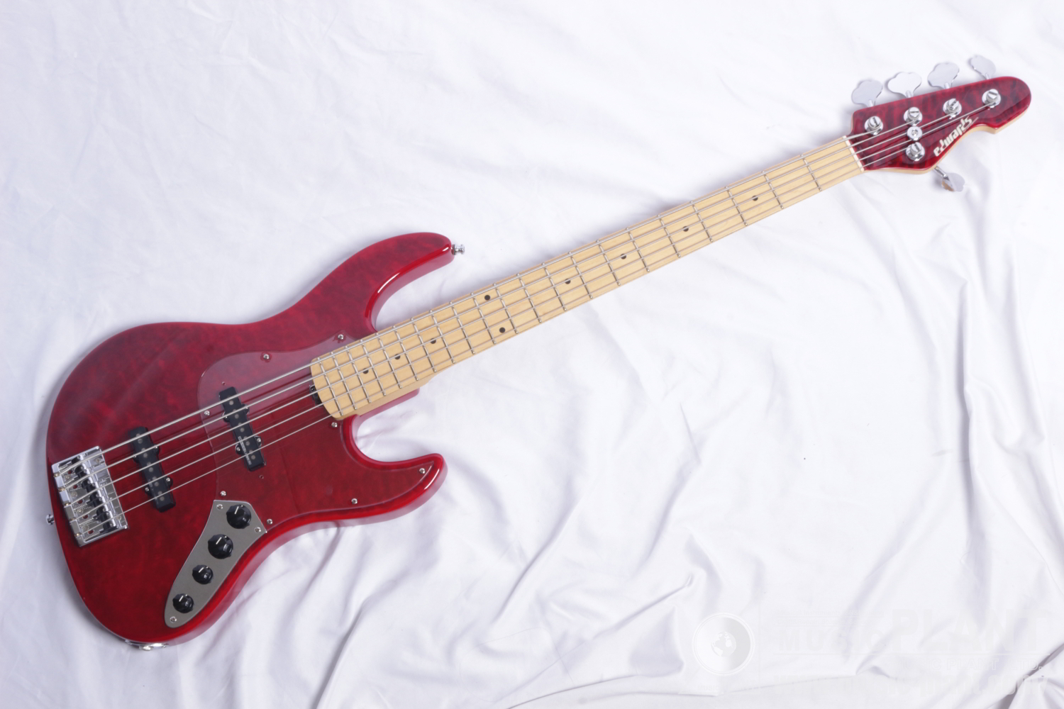 EDWARDS エレキベースE-AM-160QM Black Cherry中古()売却済みです