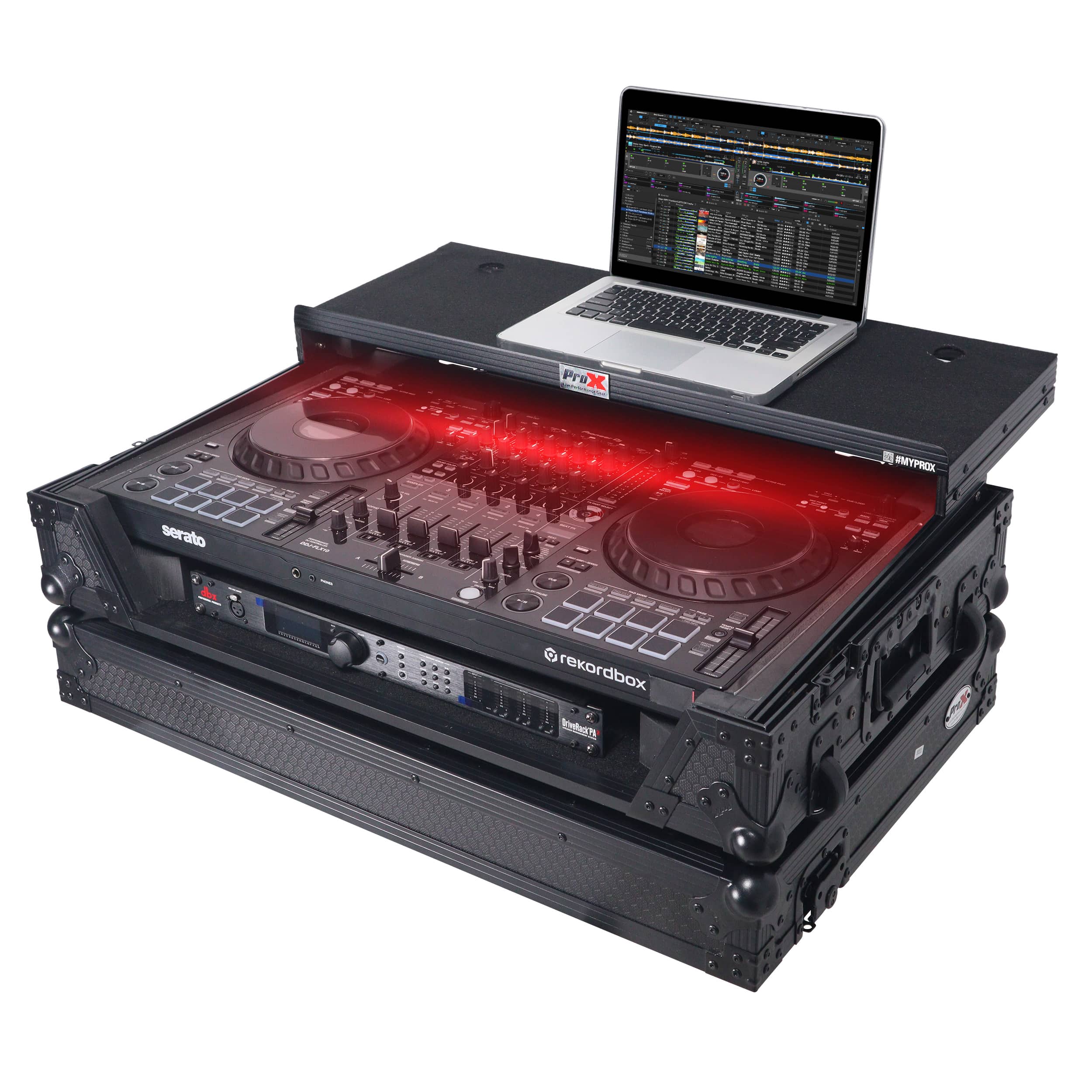 Pro X ATA Flight Style Road Case For Pioneer DDJ-FLX10 DJ