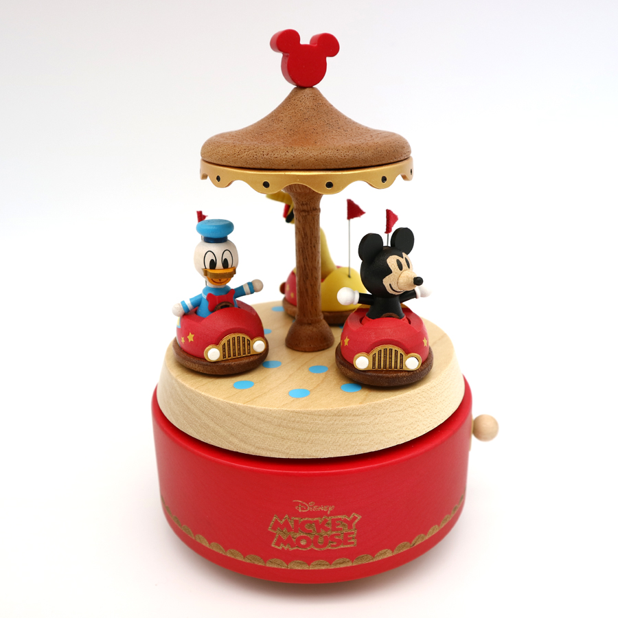 ディズニー 木製 オルゴール【ミッキーの遊園地】既製品 ｜株式会社
