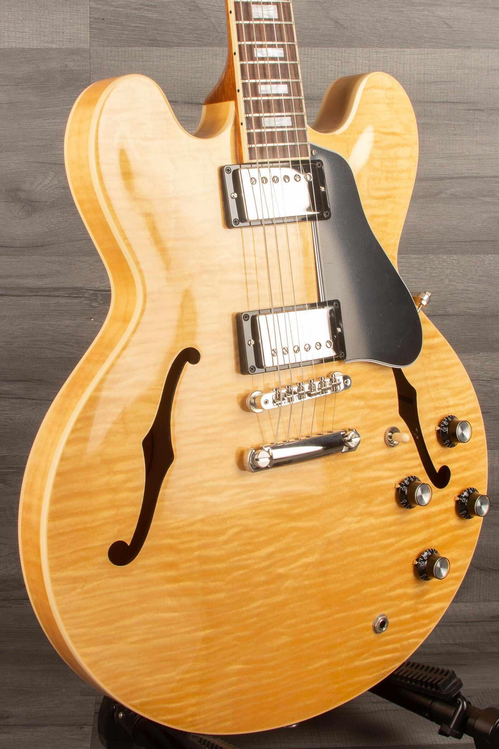Gibson ES-335 Figured Top Electric Guitar - Antique Natural. Buy Now!