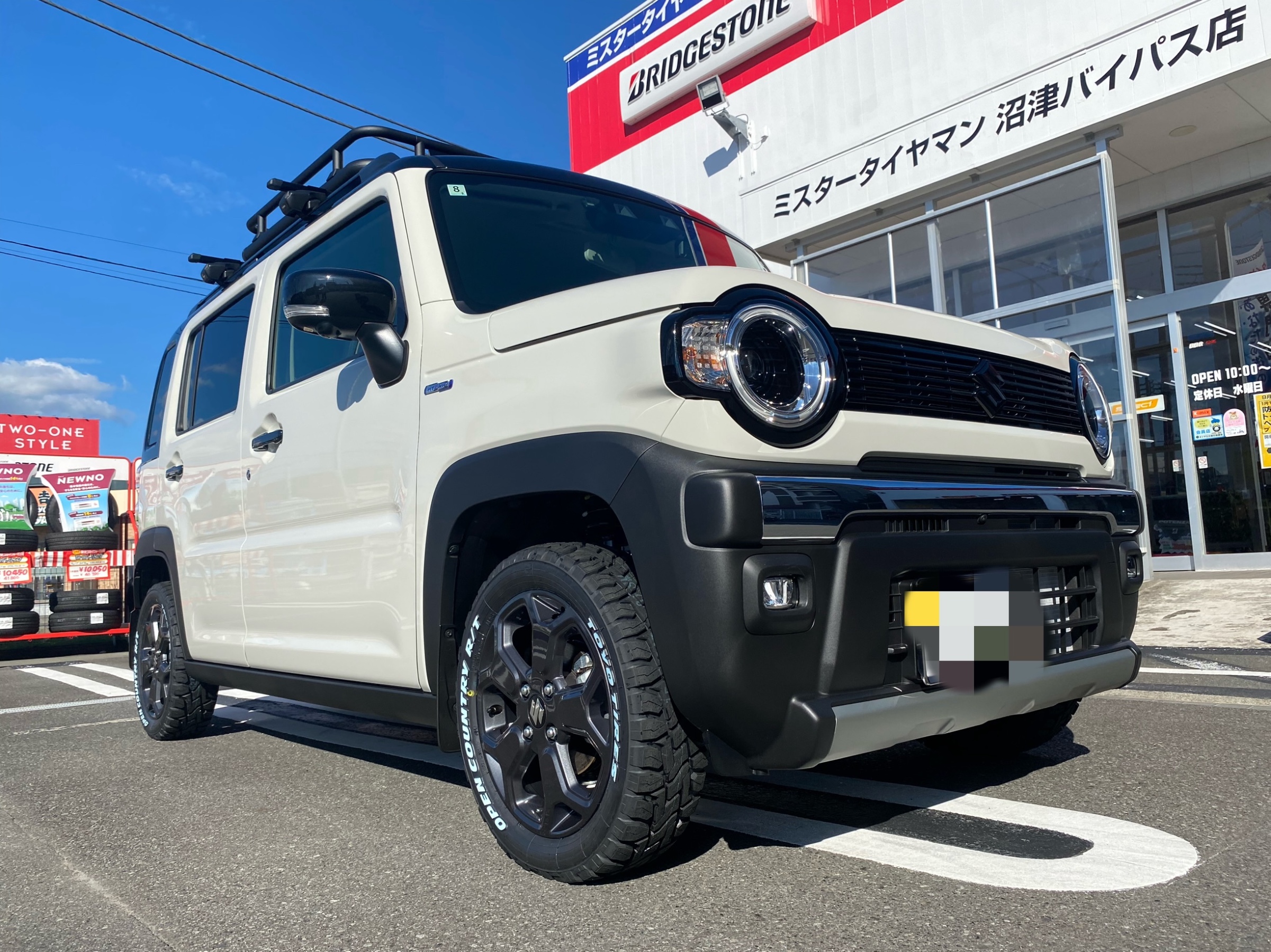 注目のハスラータフワイルドにオフ感たっぷりオープンカントリーRT装着