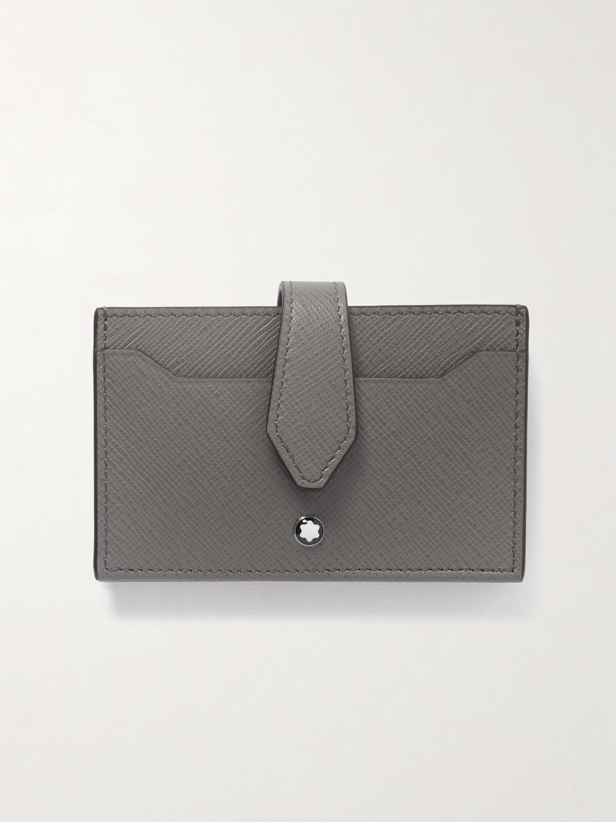 MONTBLANC Sartorial Cross-Grain Leather Accordion Cardholder for