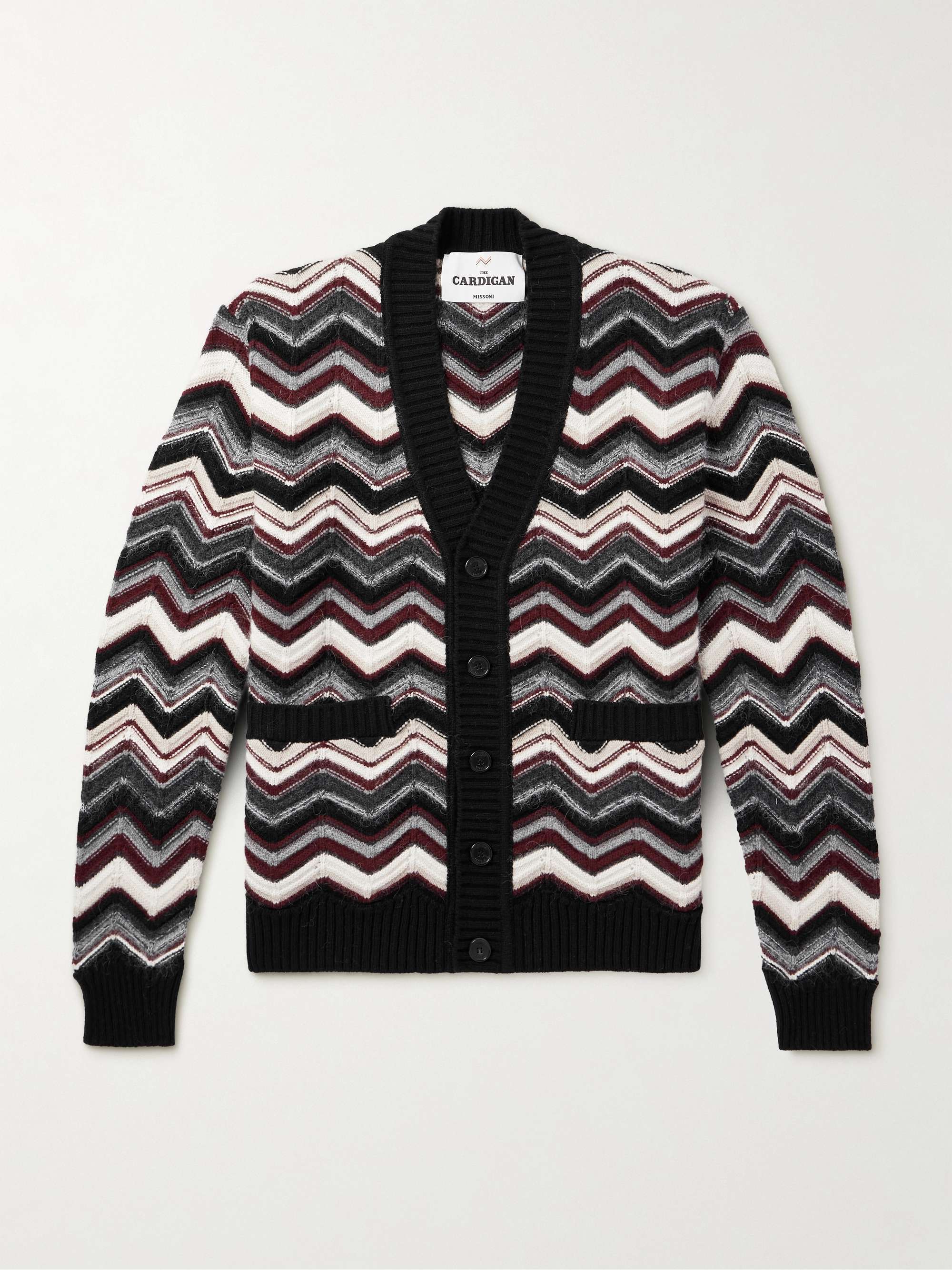 MISSONI Striped Wool-Blend Jacquard Cardigan for Men | MR PORTER