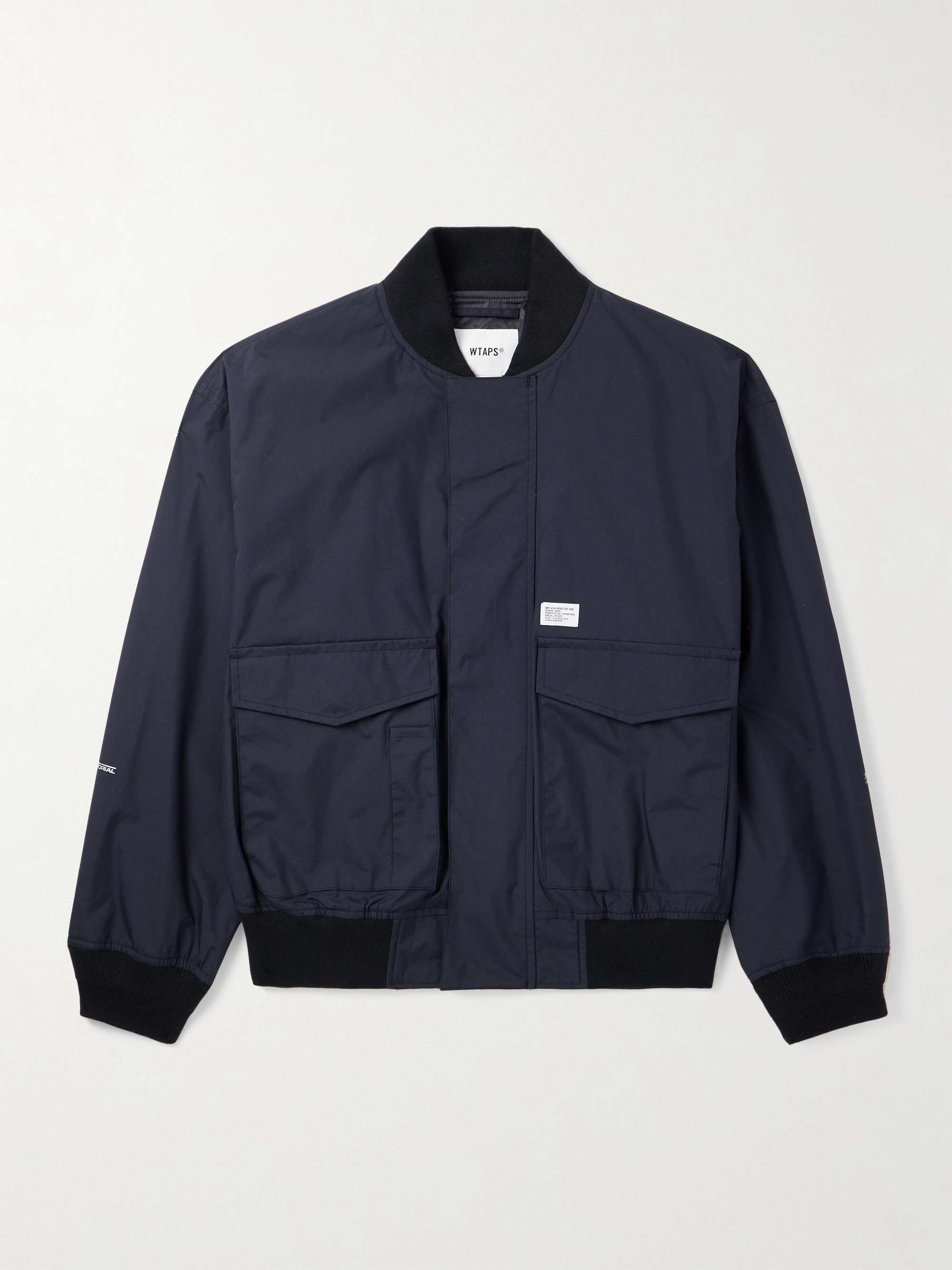 WTAPS® Logo-Appliquéd PERTEX® Nylon-Taffeta Jacket for Men | MR PORTER