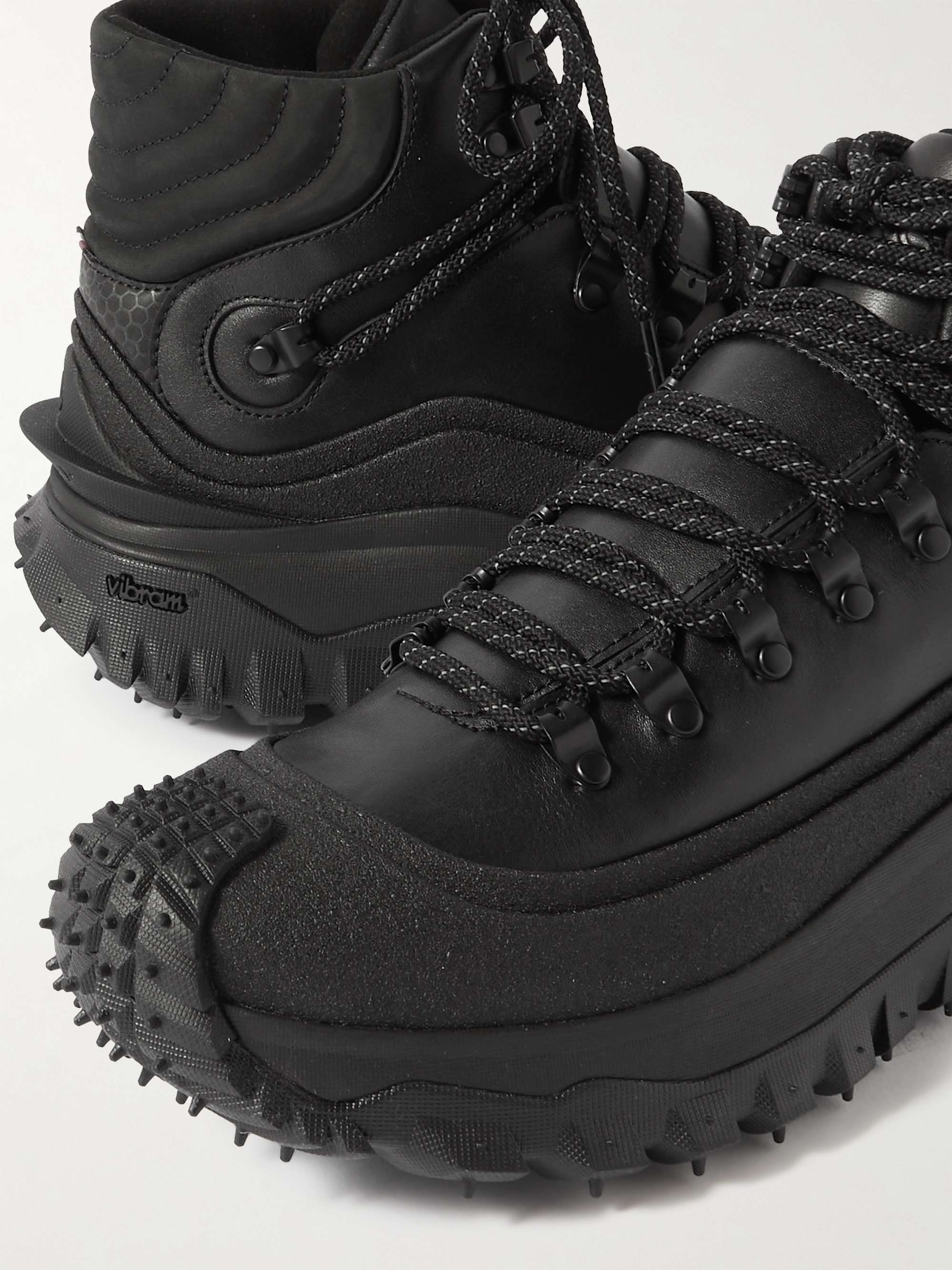 MONCLER Trailgrip GTX Leather Hiking Boots for Men | MR PORTER