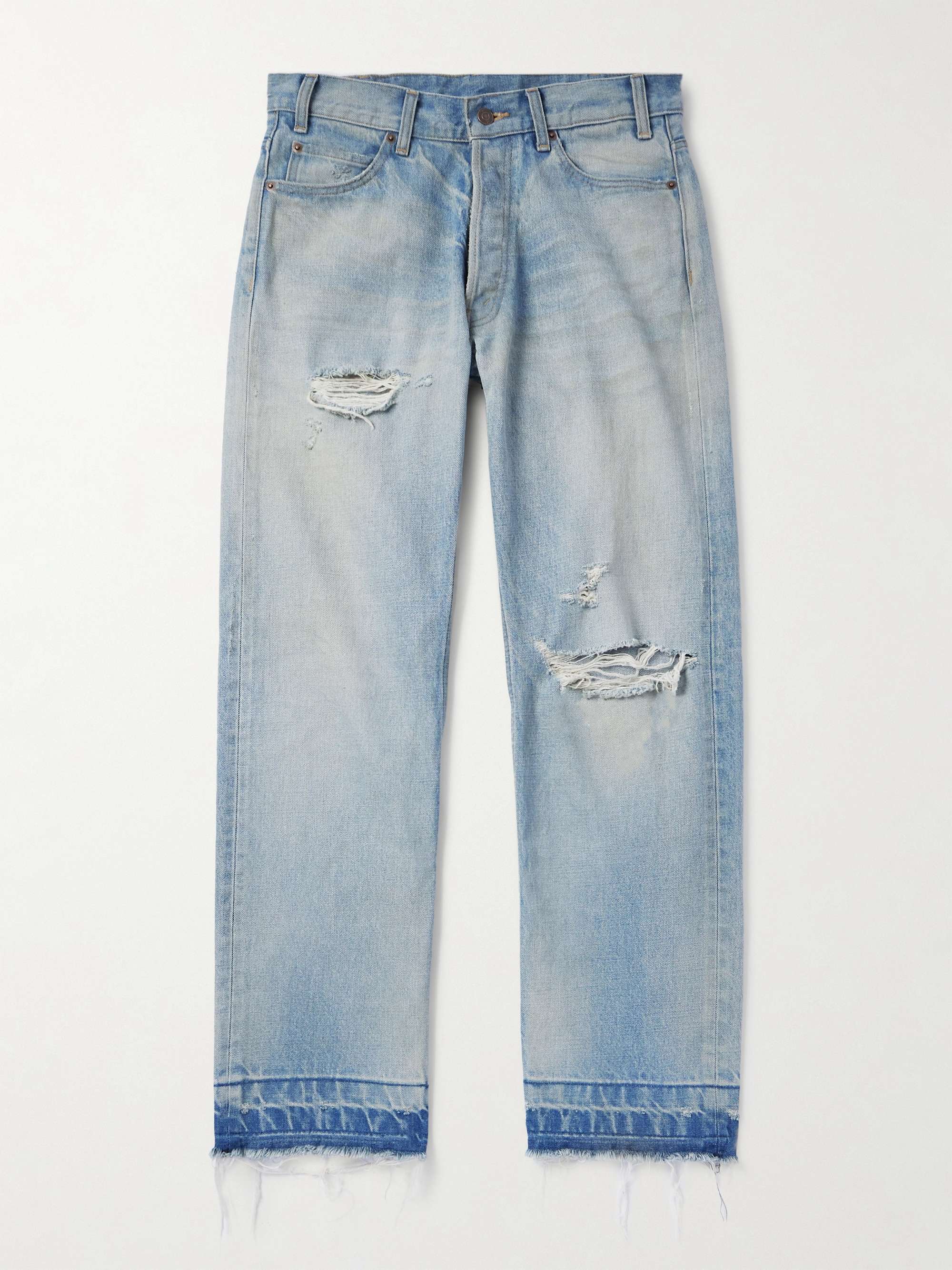 CELINE Wesley Straight-Leg Distressed Jeans for Men | MR PORTER