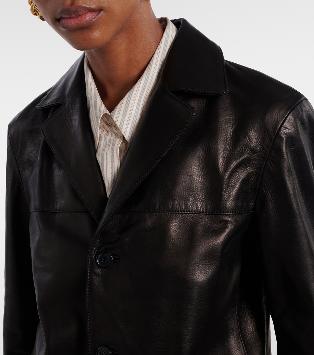 Tristan leather jacket in black - Nili Lotan | Mytheresa