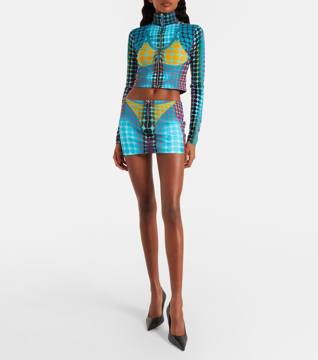 Re-Edition printed top in multicoloured - Jean Paul Gaultier