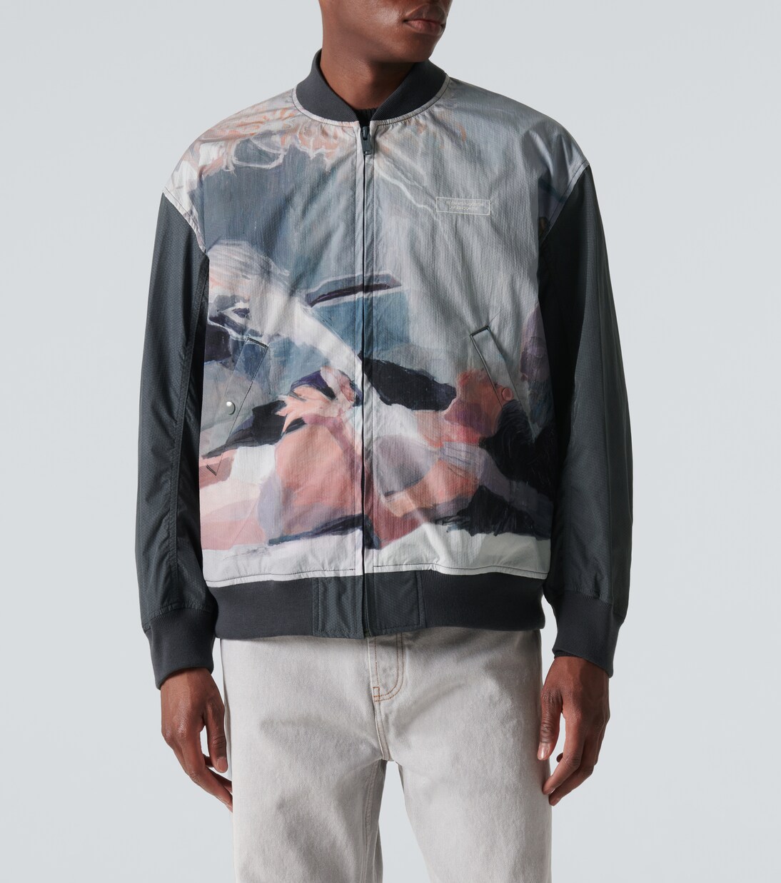 x Helen Verhoeven printed bomber jacket in grey - Undercover
