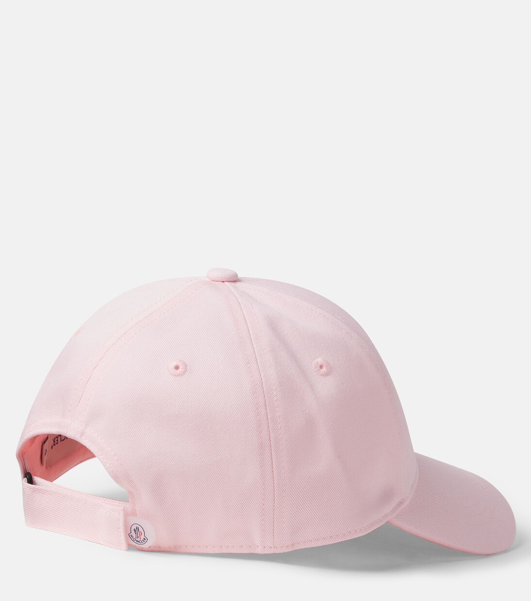 Logo cotton canvas baseball cap in pink - Moncler Enfant | Mytheresa