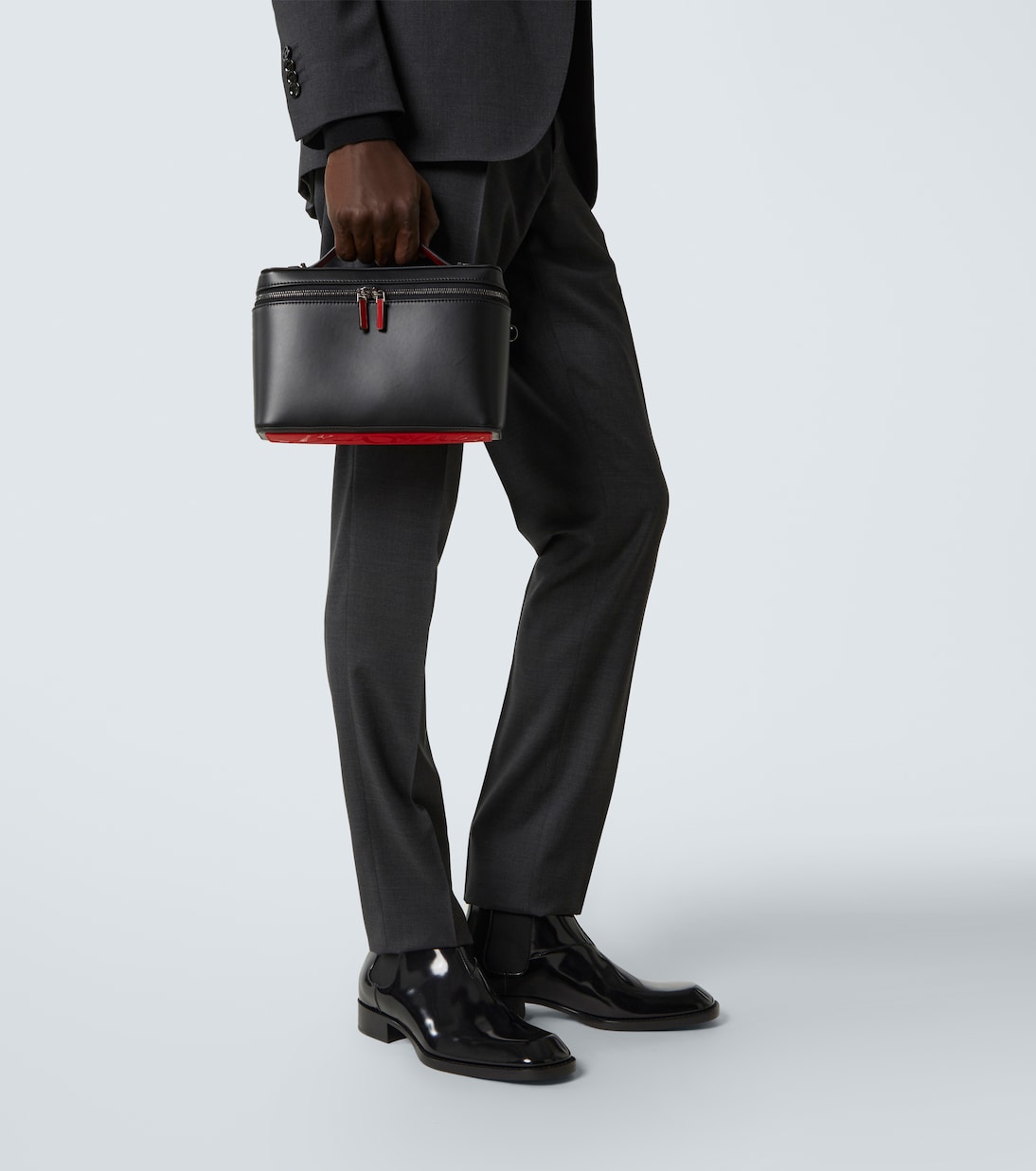 Kypipouch leather cross body bag in black - Christian Louboutin