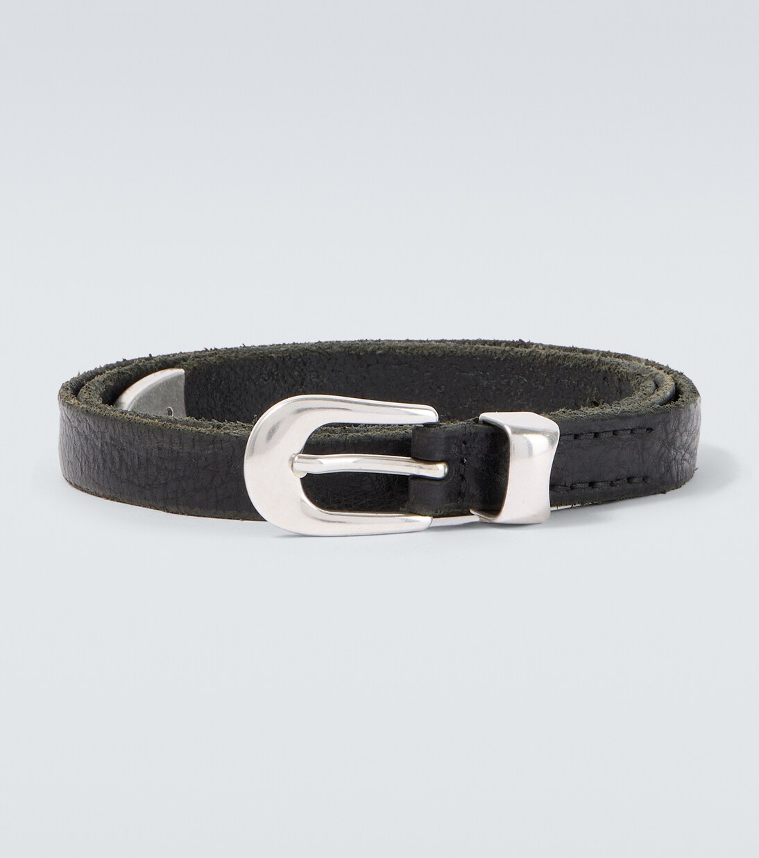 Leather belt in black - Our Legacy | Mytheresa