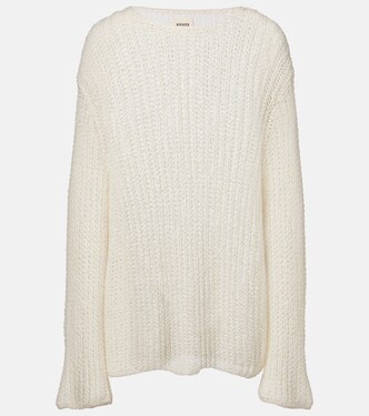 Mae cashmere sweater in white - Khaite | Mytheresa