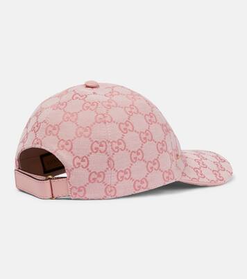 GG Supreme canvas baseball cap in pink - Gucci | Mytheresa