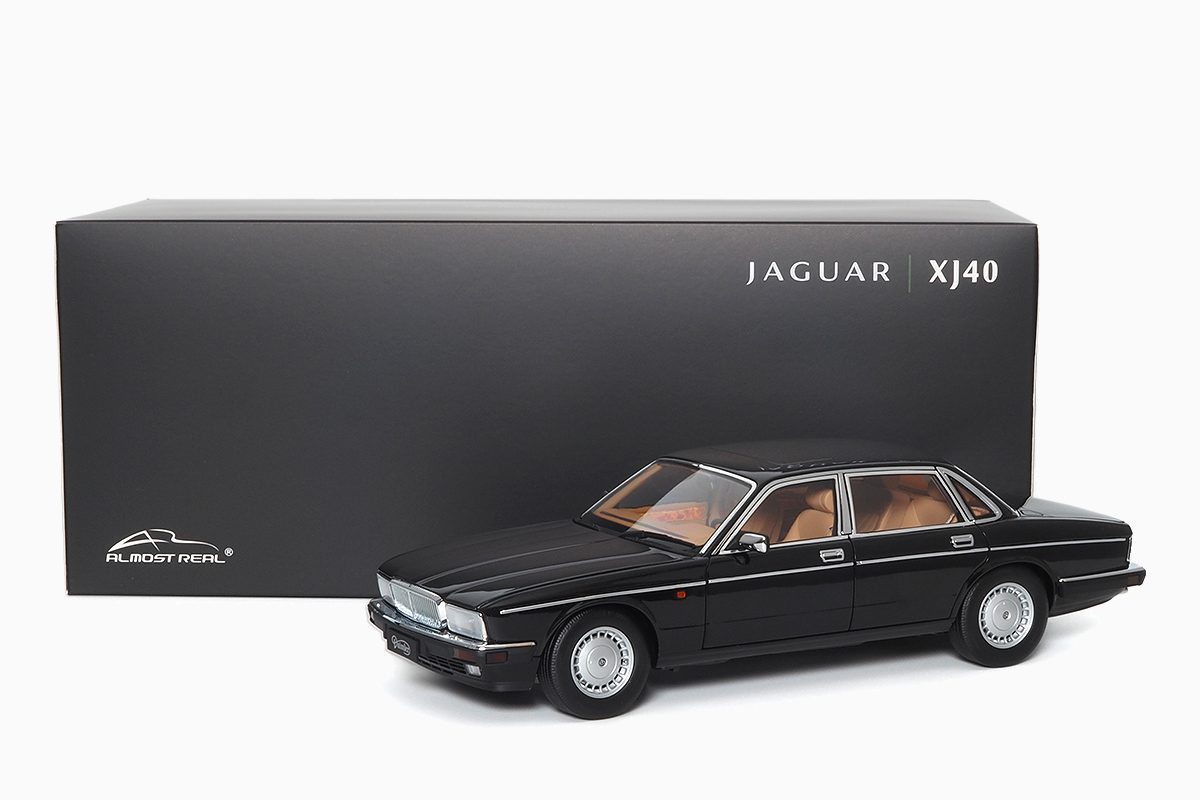 Almost Real Jaguar Daimler XJ6 (XJ40) Black 1/18 Diecast Car