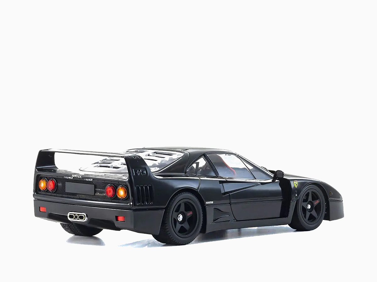 Ferrari F40 Black 1:18 by Kyosho | MYDIECASTCARS