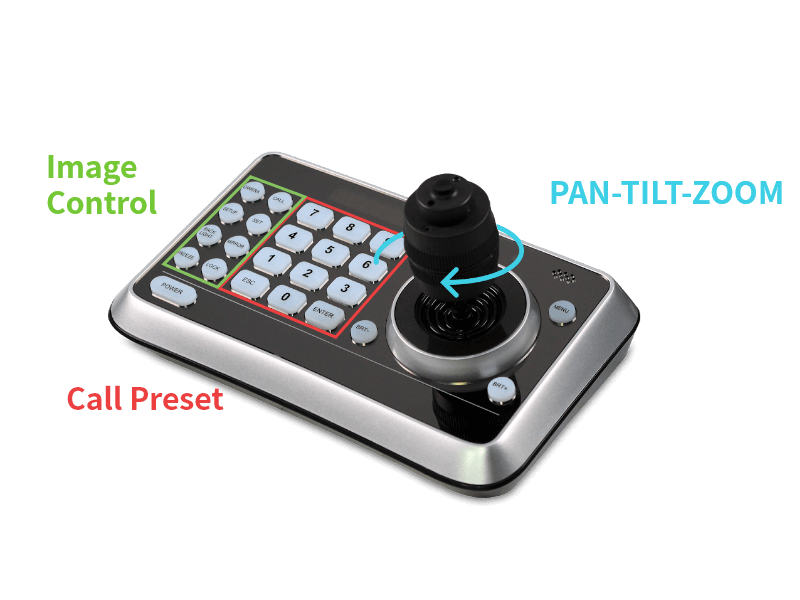 VS-K20 PTZカメラコントローラ(ジョイスティック付き) | Lumens