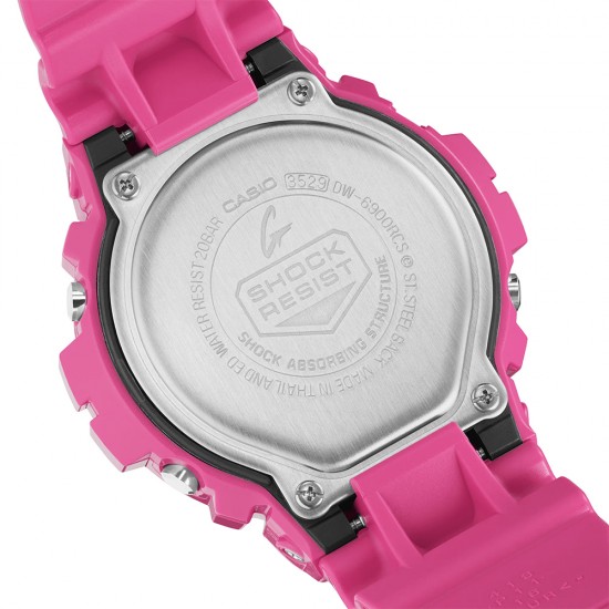 Casio G-Shock Crazy Colors 2024 Series DW-6900RCS-4 Pink Bio-based