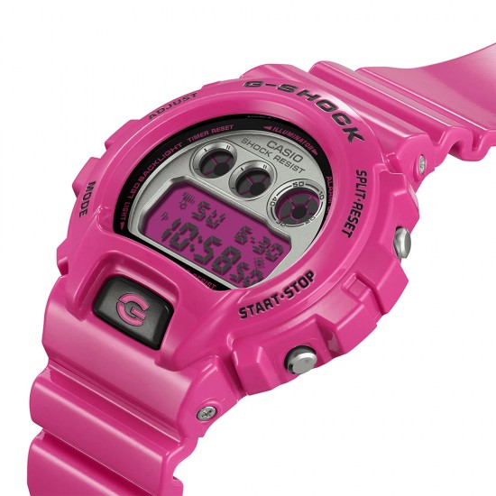 Casio G-Shock Crazy Colors 2024 Series DW-6900RCS-4 Pink Bio-based