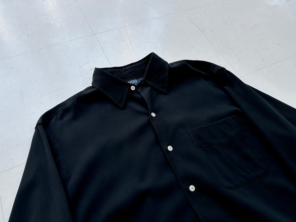 90s Polo Ralph Lauren MARLOWE L/S Shirt M Black – NO BURCANCY