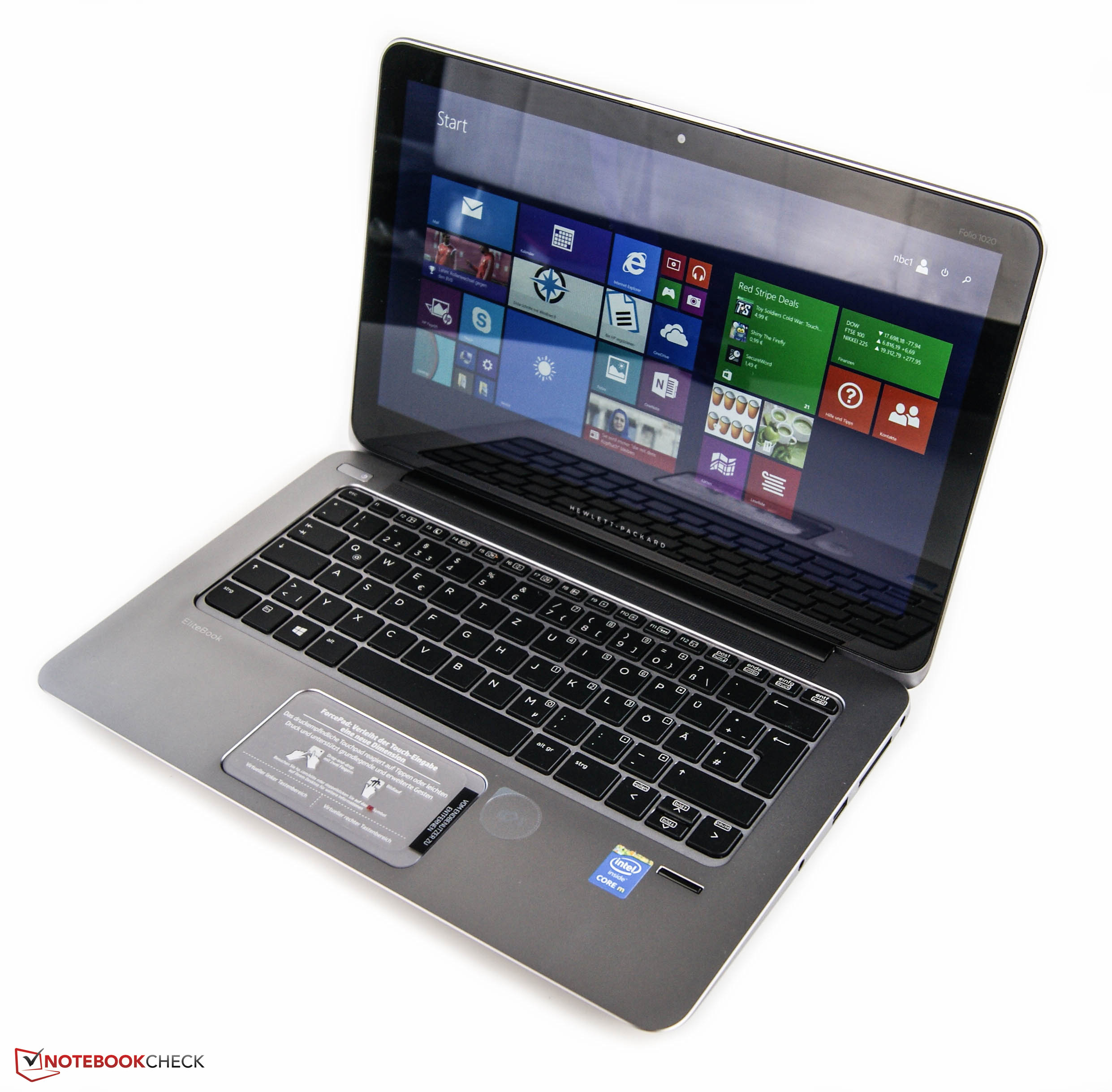 HP EliteBook Folio 1020 G1 Ultrabook Review - NotebookCheck.net