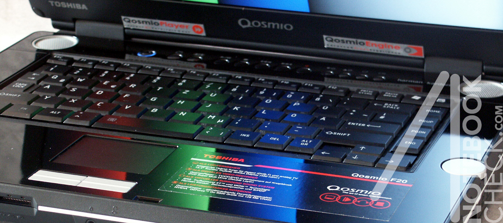 Review Toshiba Qosmio F20 - NotebookCheck.net Reviews