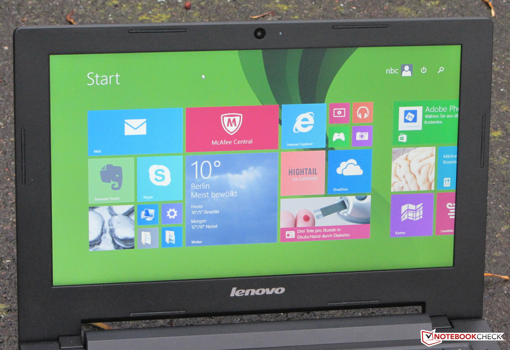 Lenovo S20-30 Netbook Review - NotebookCheck.net Reviews